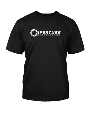 Comprar Camiseta Negra Laboratorios Aperture Portal Talla L Talla L