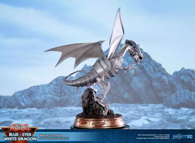 Comprar Figura Yu-Gi-Oh Blue Eyes White Dragon Blanco 35cm Figuras de Videojuegos Estándar screen 3