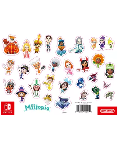 Comprar Miitopia + Set de Stickers Miitopia Switch Pack Stickers