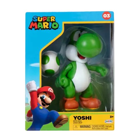 Comprar Figura Yoshi Super Mario 10 cm & Egg Figuras de Videojuegos