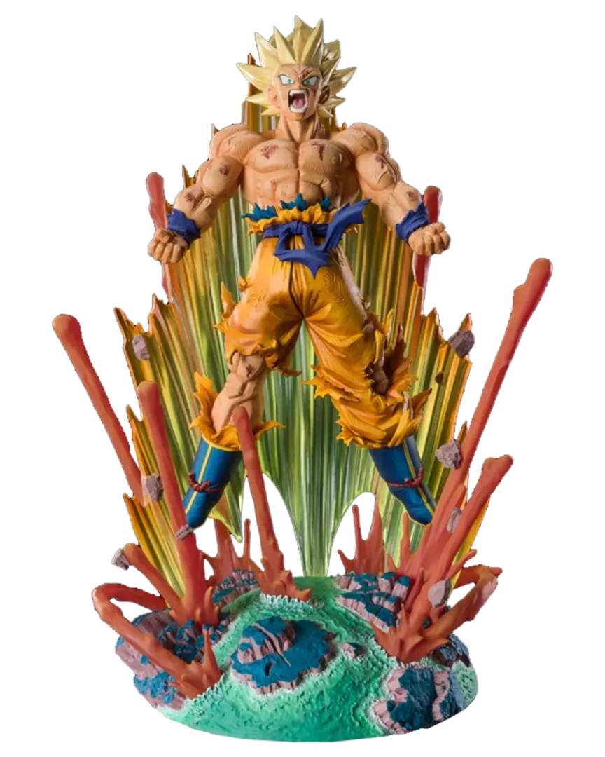 Comprar Figura Son Goku Super Saiyan Extra Battle Dragon Ball Z 27cm -  Figura | xtralife