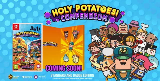 Comprar Holy Potatoes Compendium (3 en 1) Edición Pins Switch Limitada