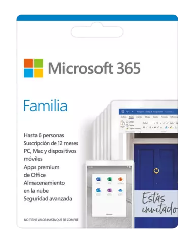 Microsoft 365 Familia (Home Premium) 1 Año