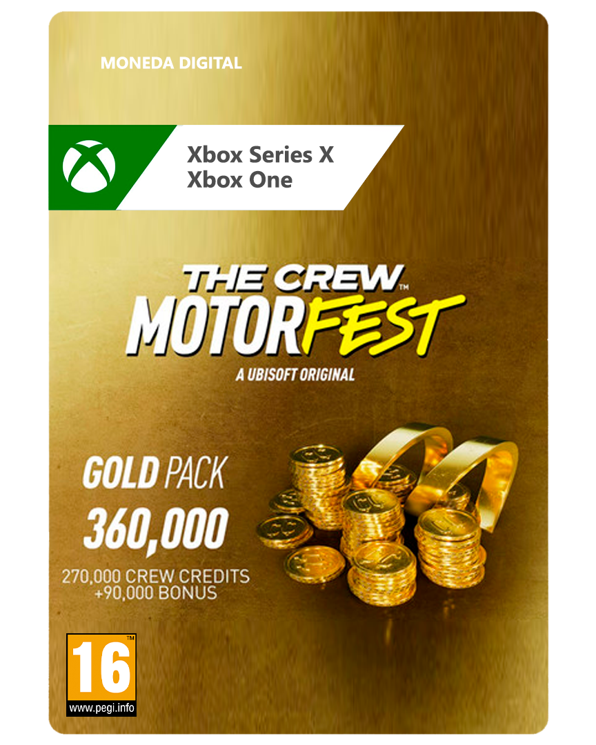 The crew motorfest 360,000 vc gold pack