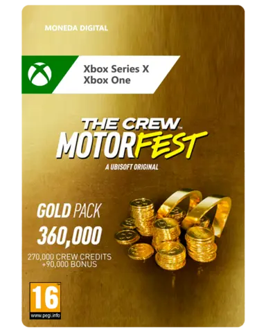 Comprar The Crew Motorfest 360,000 VC Gold Pack Xbox Live Xbox Series
