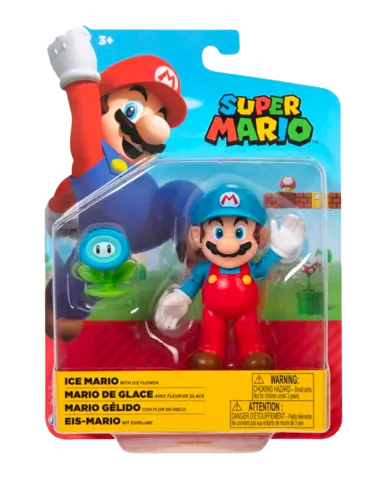 Comprar Figura Super Mario Ice Mario 10 cm & Ice Flower Figuras de Videojuegos