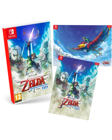 Comprar The Legend of Zelda: Skyward Sword HD + Póster a Doble Cara The Legend of Zelda: Skyward Sword HD Switch Pack + Póster