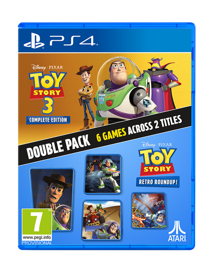 Toy story: retro roundup! + toy story 3 complete edition double pack