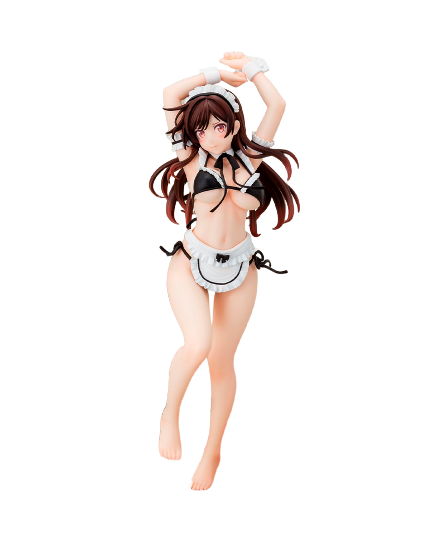 Figura chizuru mizuhara rent-a-girlfriend maid bikini ni okigae 1/6 hakoiri musume inc.