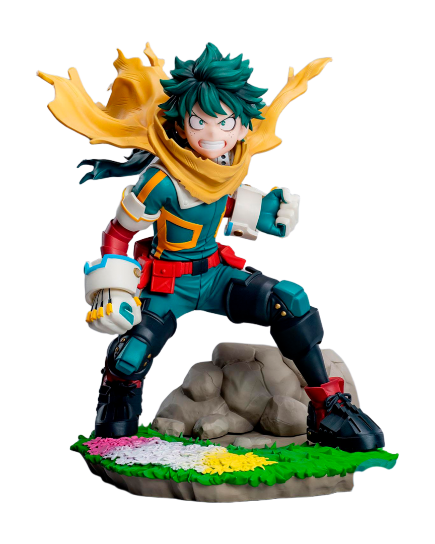 Figura izuku midoriya my hero academia: you're next xrosslink sega goods 14 cm