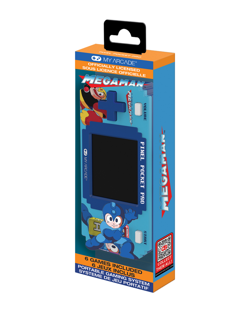 Consola portátil pixel pocket pro mega man my arcade