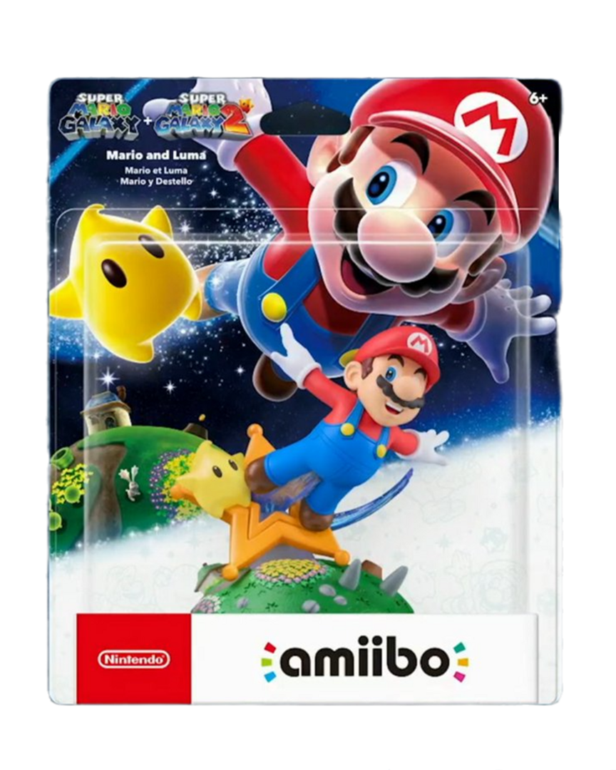 Figura amiibo mario & luma