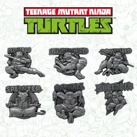 Comprar Set 6 Pins Tortugas Ninja Edicion Limitada Fanattik Limitada