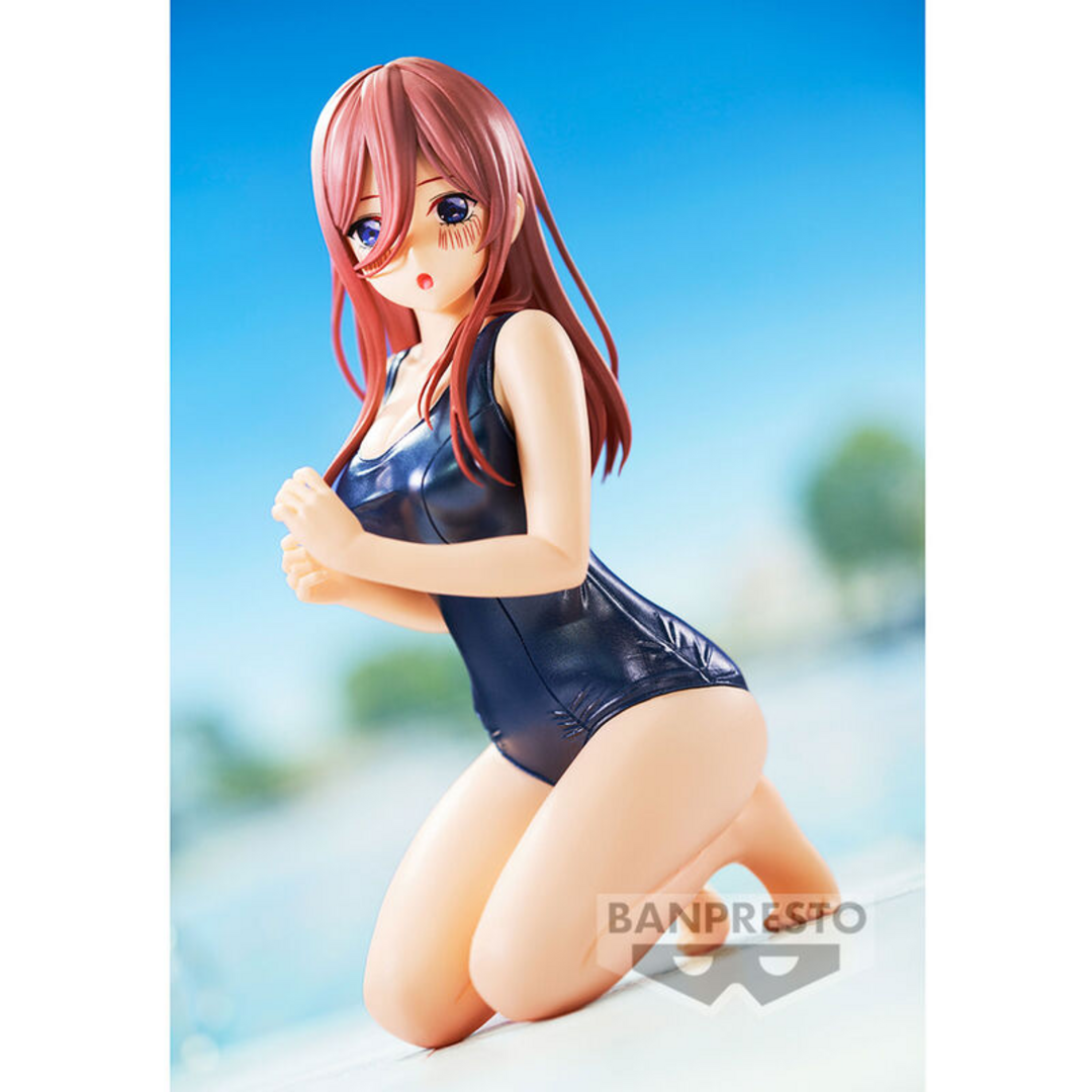 Figura miku nakano school style celestial vivi the quintessential quintuplets movie 12cm