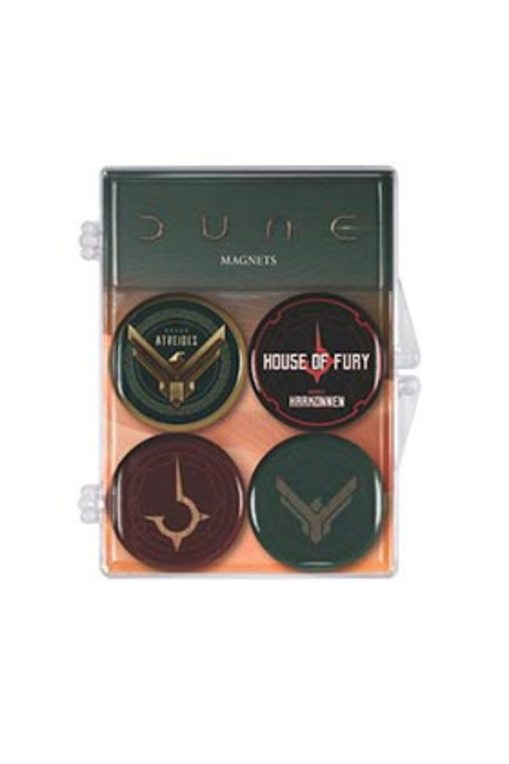 Logo Atreides &  Harkonnen Set 4 Imanes Dune