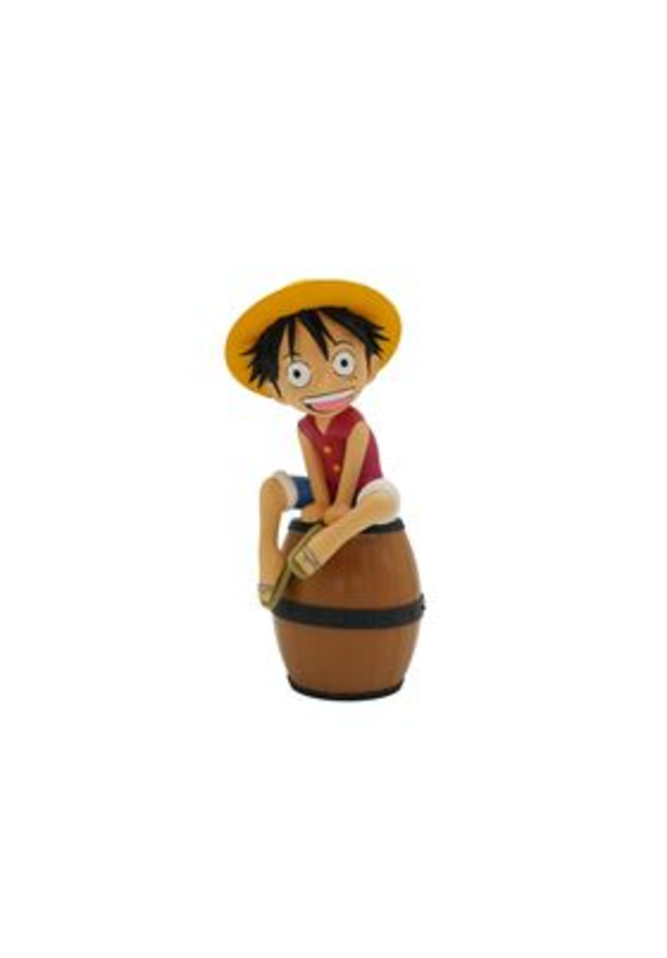 Luffy Sobre Barril Fig. Con Luz 27 cm One Piece