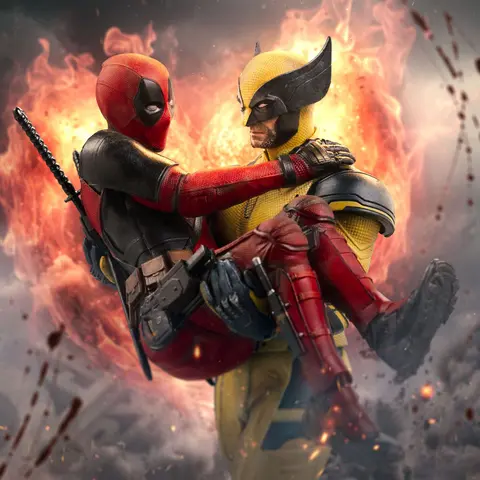 Comprar Estatua Deadpool y Lobezno Deluxe Art Scale Iron Studios  Figuras Deluxe