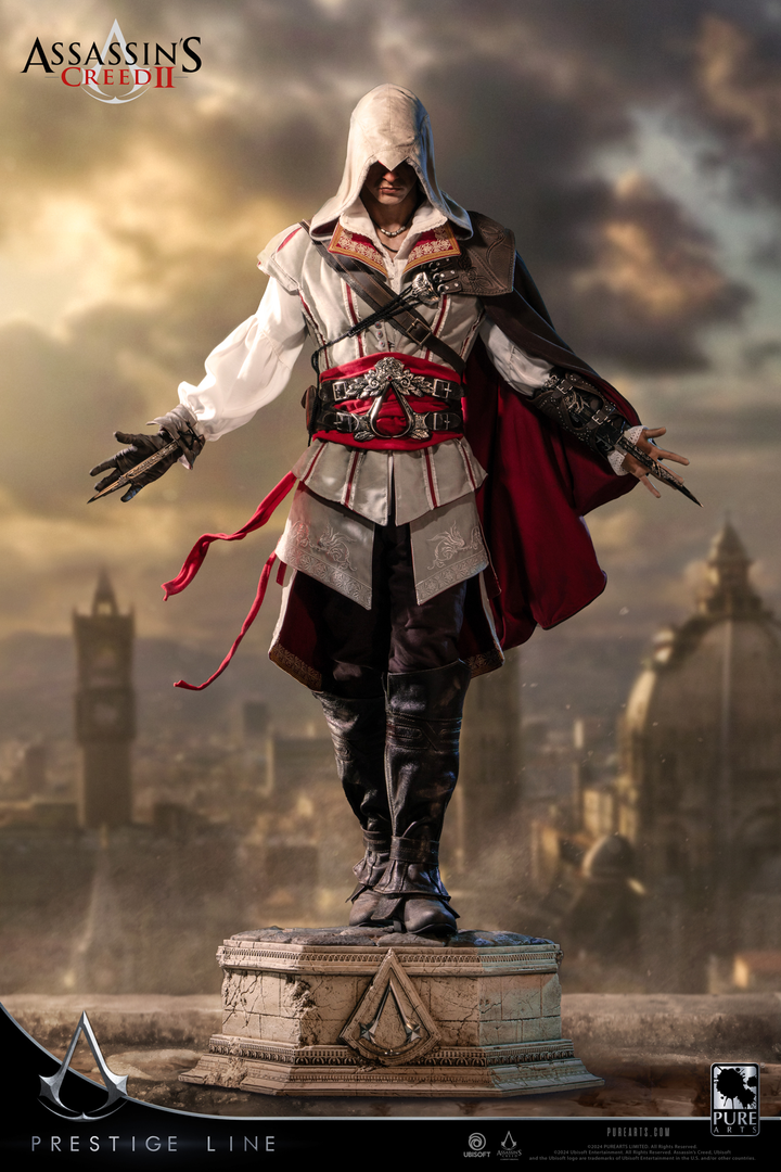 Estatua ezio auditore assassin’s creed escala 1/2 pure arts