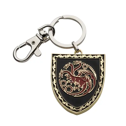 Comprar Llavero Juego De Tronos La Casa Del Dragon Estandarte Targaryen 