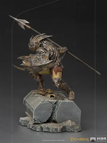 Comprar Figura Art Scale El Señor De Los Anillos Orco Con Armadura Figuras