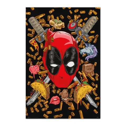 Comprar Poster Marvel Deadpool - Bullets And Chimichangas 