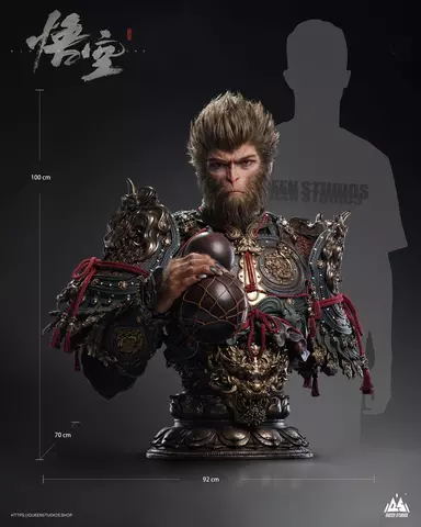 Reservar Busto Wukong El Predestinado Black Myth Wukong 1/1 Queen Studios 100cm Bustos Estándar