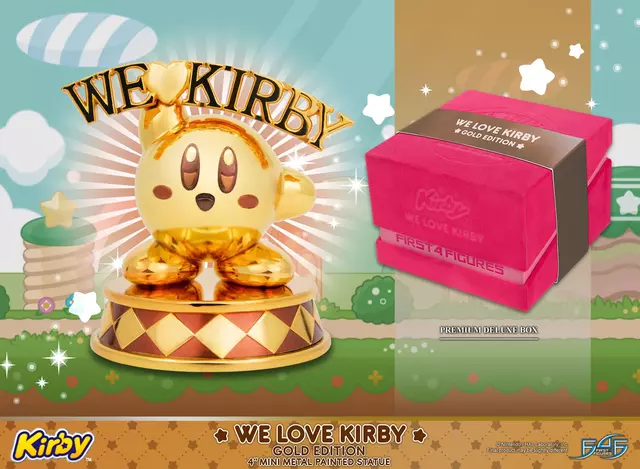 Reservar Figura Metálica Kirby We Love Kirby Edición Oro First 4 Figures Figuras