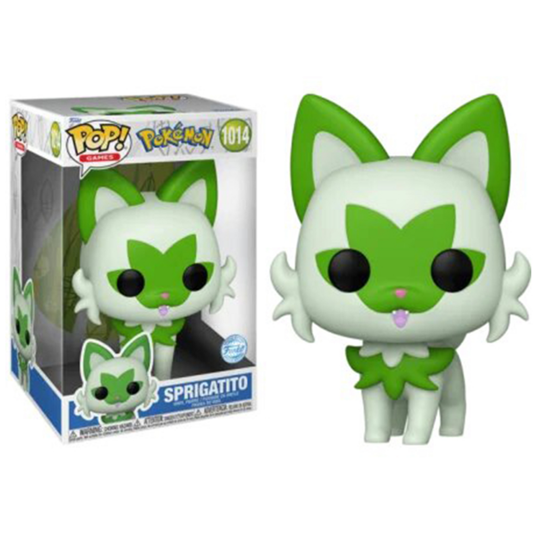 Funko Pop! Jumbo: Pokemon - Sprigatito - Figura de Vinilo Coleccionable - Idea de Regalo - Mercancia Oficial - Juguetes para Niños y Adultos - Video Games Fans - Muñeco para Coleccionistas