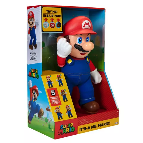 Comprar Figura interactiva ingles Its A Me Mario Super Mario Nintendo 36cm Figuras Estándar