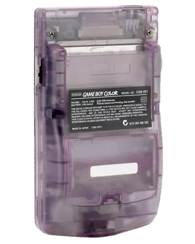 Reservar Consola Nintendo Gameboy Color Púrpura Transparente Reacondicionada Game Boy Advance