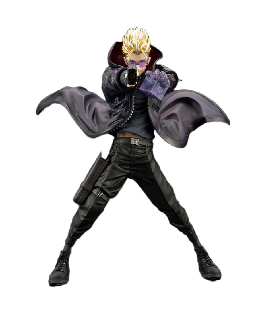 Figura vash the stampede trigun stampede black ver. 1/7 kotobukiya