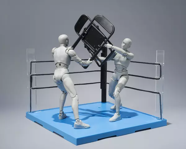 Reservar Accesorio Stage SH Figuarts Ring Neutral Corner and Folding Chair Set Dioramas y escenarios Estándar