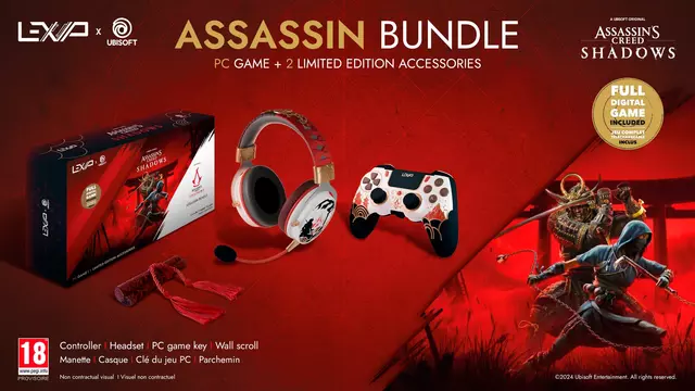 Reservar Pack "Assassin" Assassin's Creed Shadows + Auriculares y Mando PC