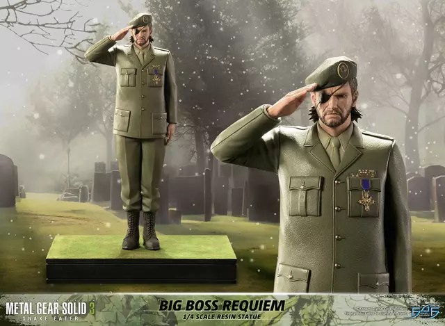 Reservar Estatua Resina Big Boss Requiem 1/4 Metal Gear Solid 3 First 4 Figures Estatuas screen 24