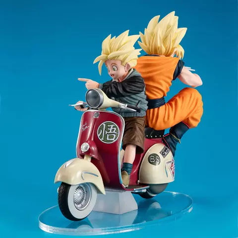 Reservar Diorama Son Goku SS y Son Gohan SS Moto Dragon Ball Z Megahouse Dioramas y escenarios Estándar