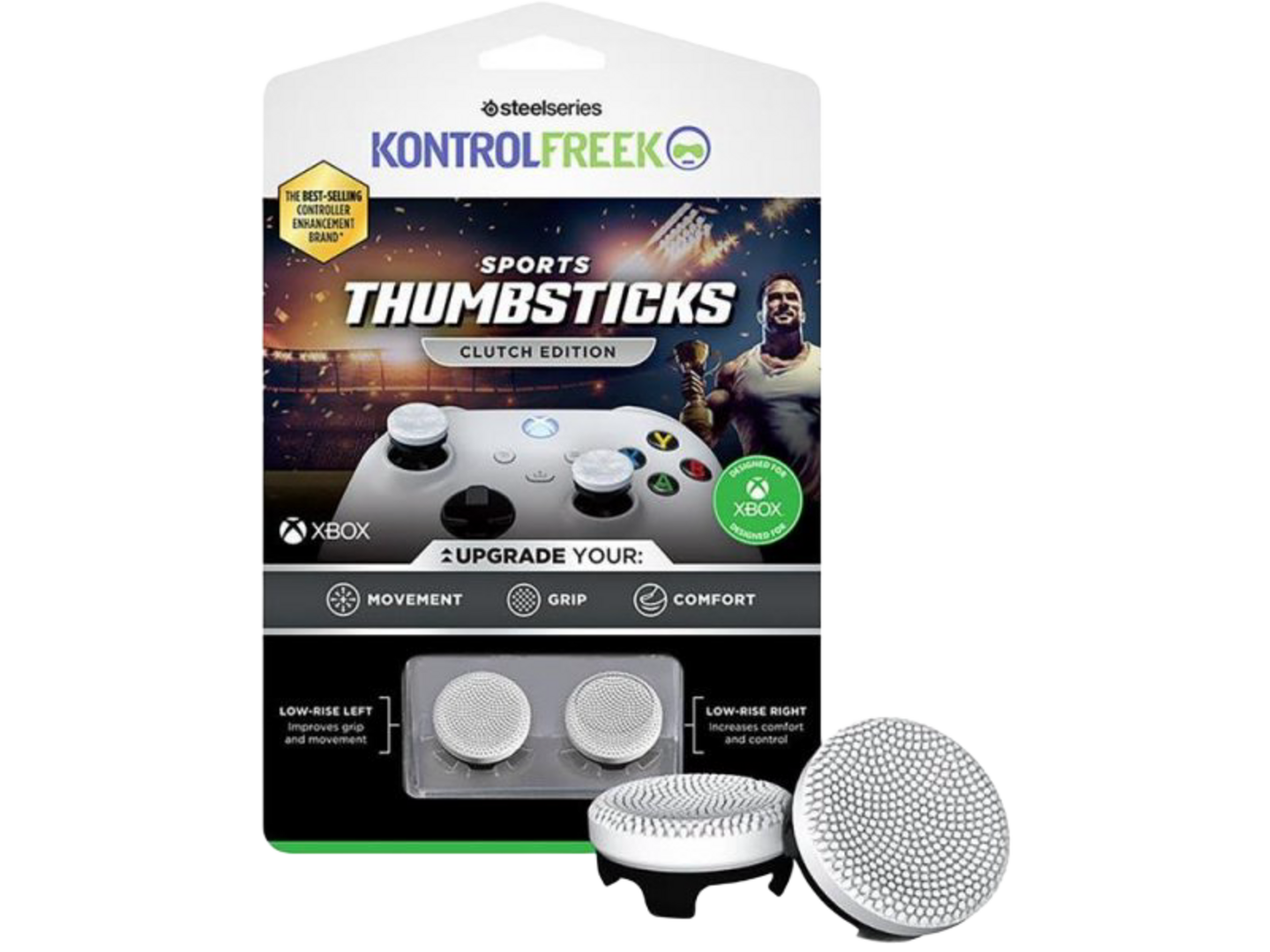 Thumbgriips sports clutch edition blanco/negro
