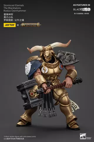 Reservar Figura Rostus Oxen Hammer Warhammer Age of Sigmar Stormcast Eternals The Blacktalons 20 cm Figuras Estándar