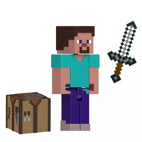 Comprar Figura Steve Minecraft Mattel 8cm Figuras Estándar