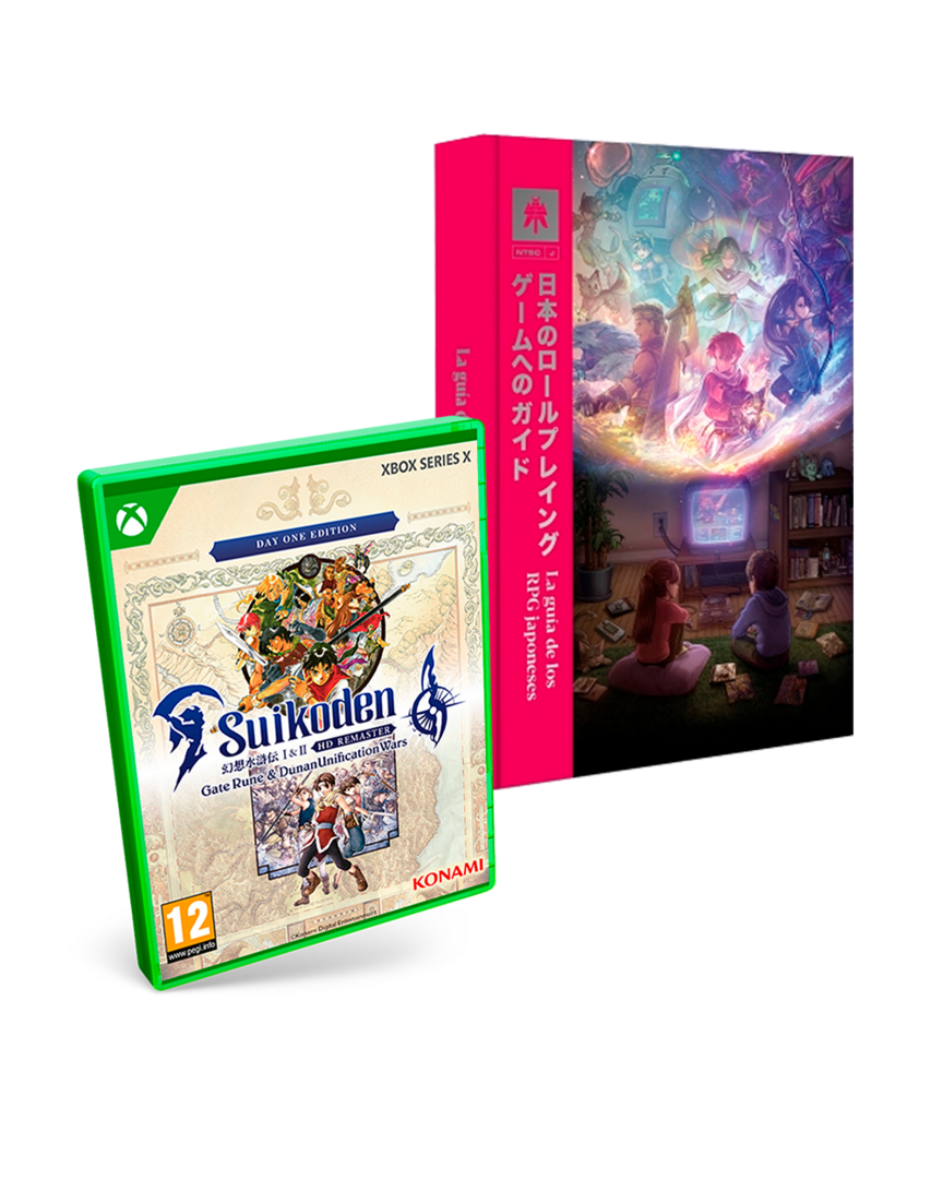 Suikoden 1 y 2 hd remaster ed. day one + la guía de los rpg japoneses