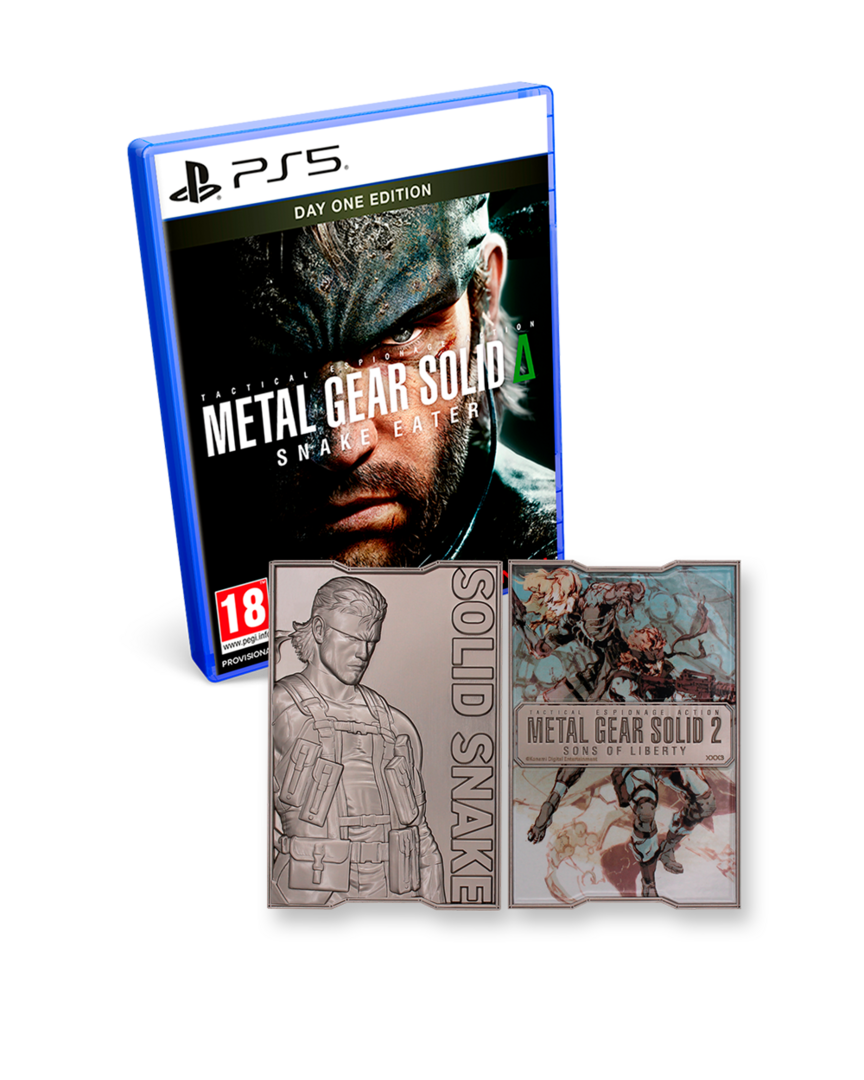 Metal Gear Solid Delta Snake Eater + Placa Snake