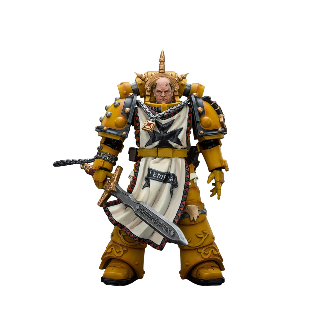 Figura sigismund, primer capitán de los imperial fist pvc 1/18 warhammer the horus heresy 12 cm