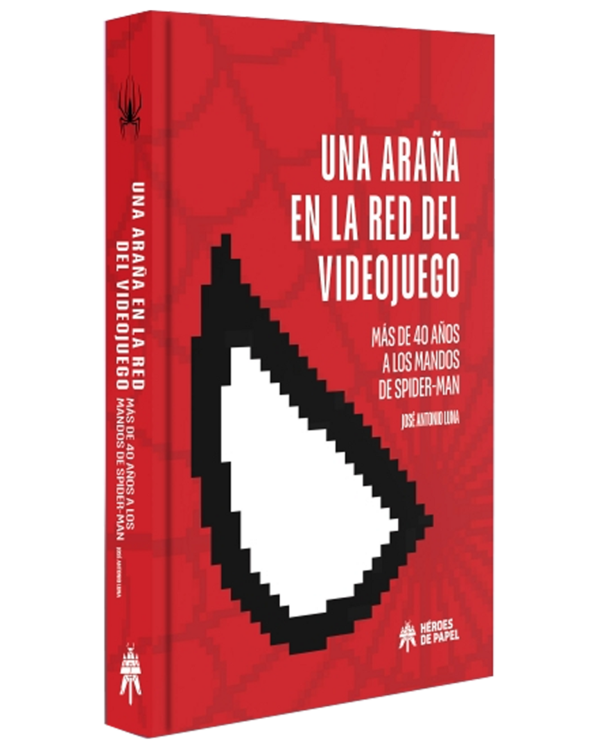Libro de una araña en la red del videojuego