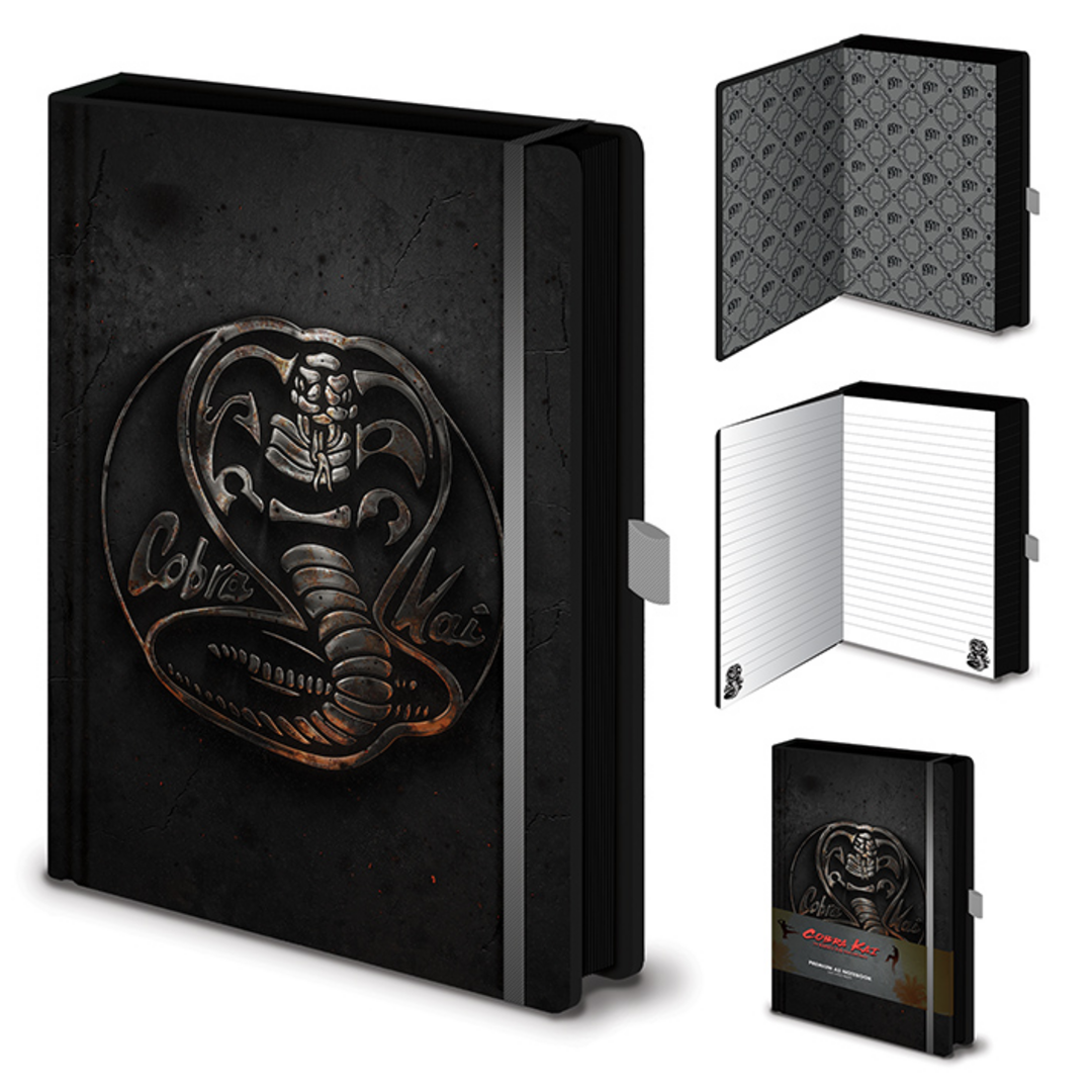 Cobra kai - cuaderno a5 premium metal badge