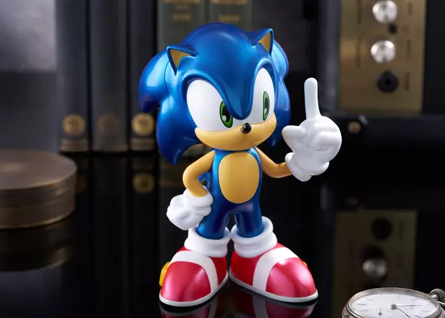 Reservar Figura Sonic Sofbi Sonic The Hedgehog Color Metálico Bellfine 15 cm Estatuas