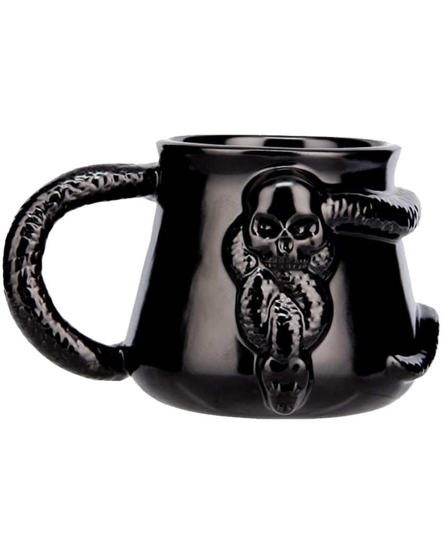 Taza con relieve artes oscuras harry potter