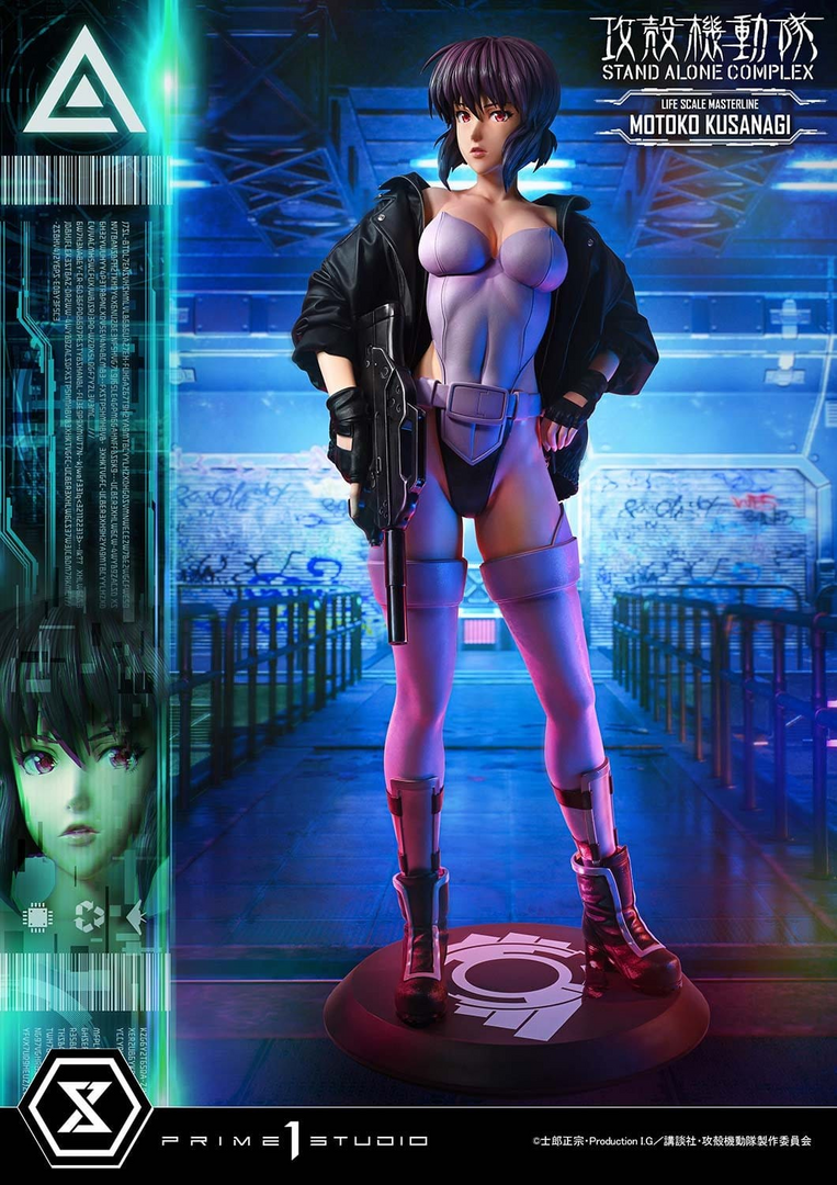 Estatua motoko kunsanagi ghost in the shell life scale masterline 1/1 prime 1 studio