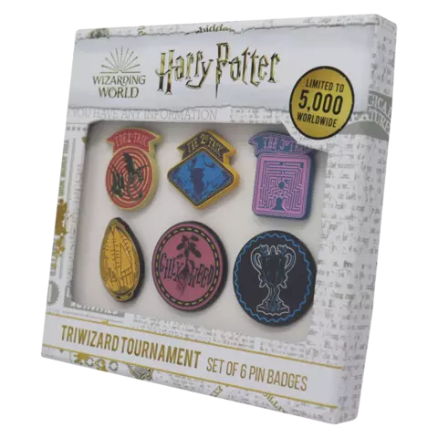 Set de 6 Pins Torneo de los Tres Magos Harry Potter Edición Limitada Fanattik