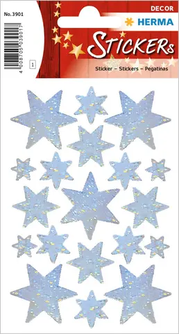 Comprar Pegatinas Decor Estrellas Plateadas Holograficas 