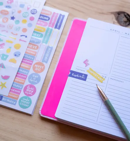 Comprar Pegatinas Reutilizables Accesorios Planificador Agenda 