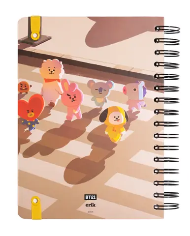 Comprar Cuaderno Tapa Forrada A5 BT21 